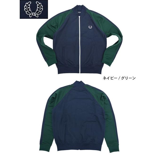 フレッドペリー FRED PERRY ジャージー ジャケット メンズ ボンバー トラックジャケット スポーツオーセンティック(J6232 Bomber Track JKT)｜icefield｜02