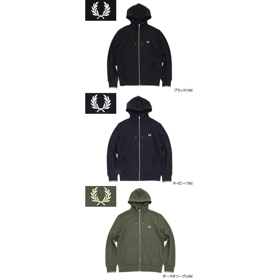 FRED PERRY（フレッドペリー） パーカー ジップアップ メンズ スルー