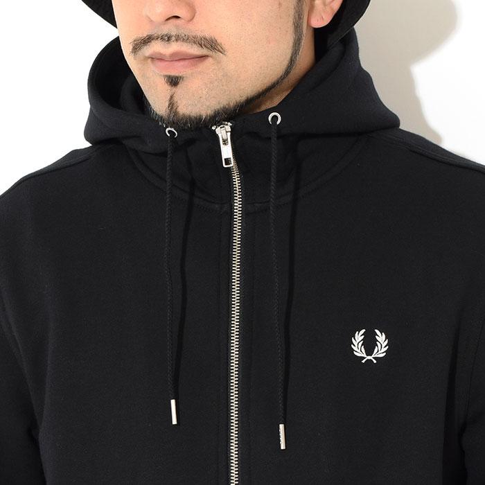 #678 FRED PERRY フレッドペリー ジップパーカー 日本製 FRED PERRY フレッドペリー パーカー ジップアップ メンズ