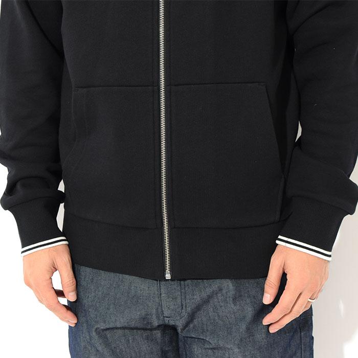FRED PERRY（フレッドペリー） パーカー ジップアップ メンズ スルー