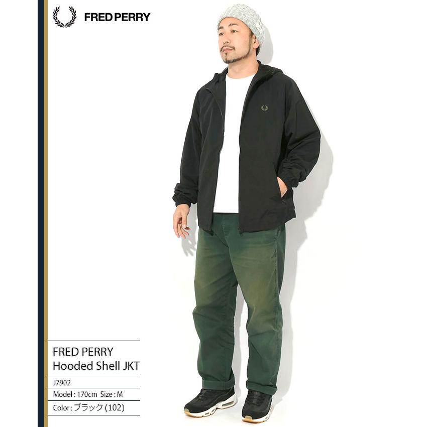 FRED PERRY（フレッドペリー） ジャケット メンズ フーデッド シェル