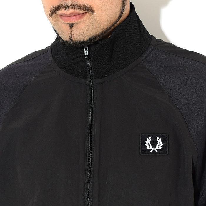 フレッドペリー ジャケット FRED PERRY メンズ ウーブン パネル トラックジャケット ( J9547 Woven Panel Track JKT アウター ブルゾン )｜icefield｜05