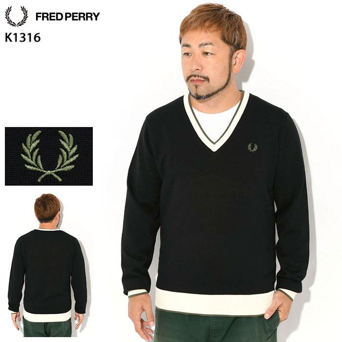 トップス Fred Perry FRED PERRY フレッドペリー セーター メンズ コントラスト