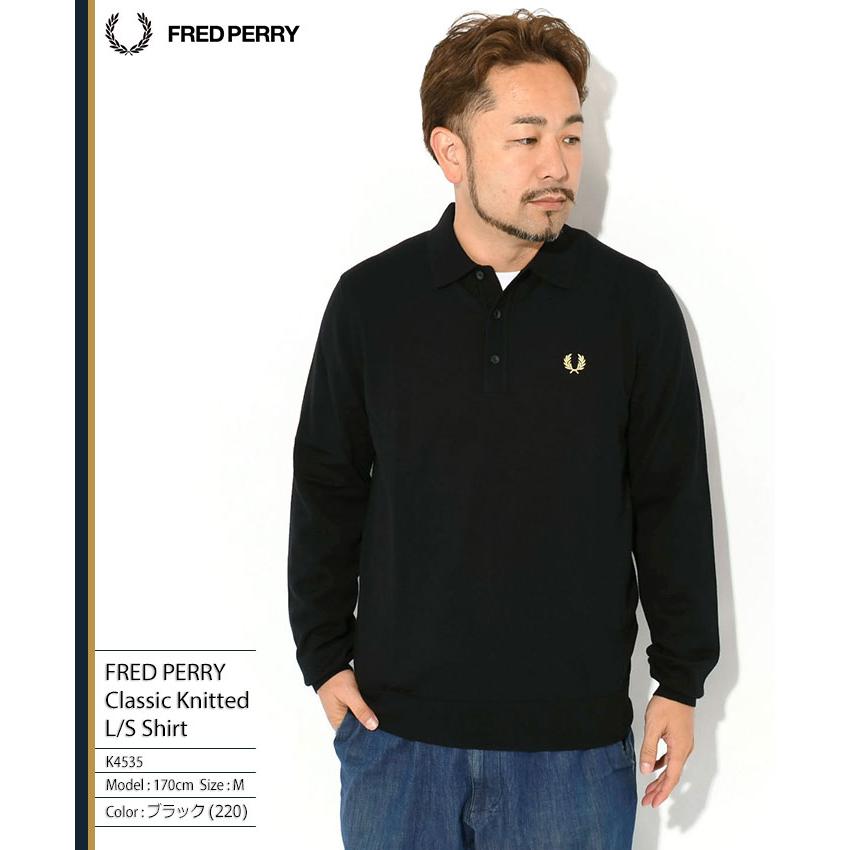 FRED PERRY（フレッドペリー） シャツ 長袖 メンズ クラシック ニット
