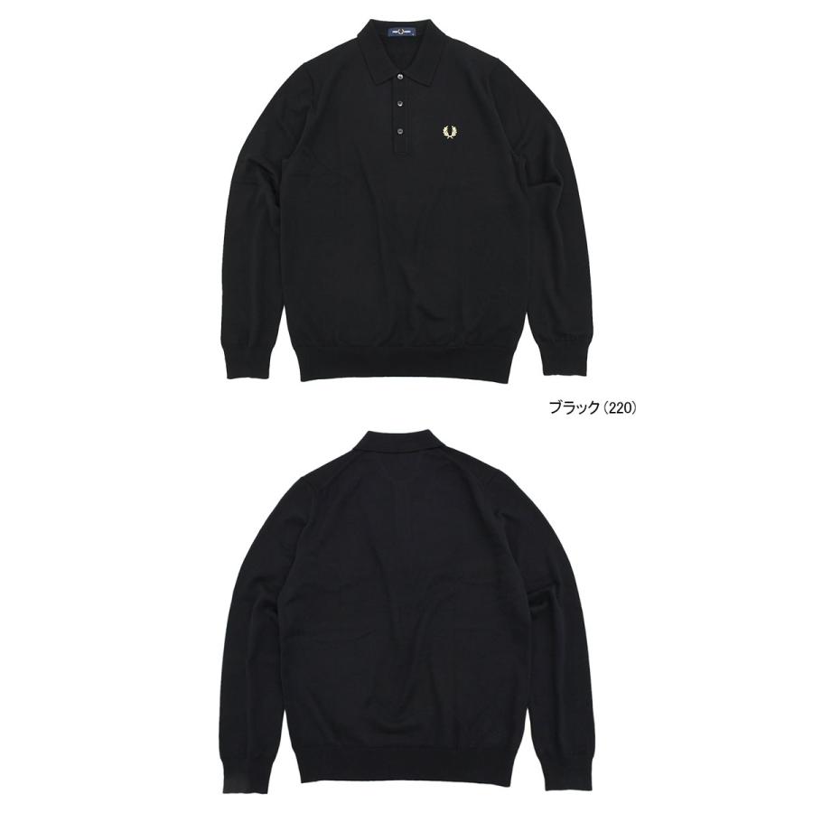 FRED PERRY（フレッドペリー） シャツ 長袖 メンズ クラシック ニット