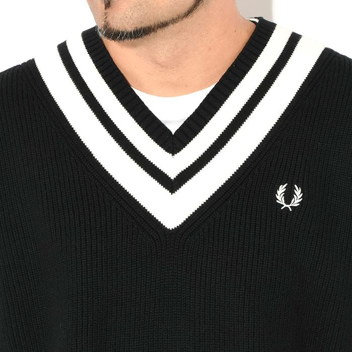 FRED PERRY フレッドペリー セーター メンズ ストライプド FRED PERRY フレッドペリー セーター メンズ ストライプド