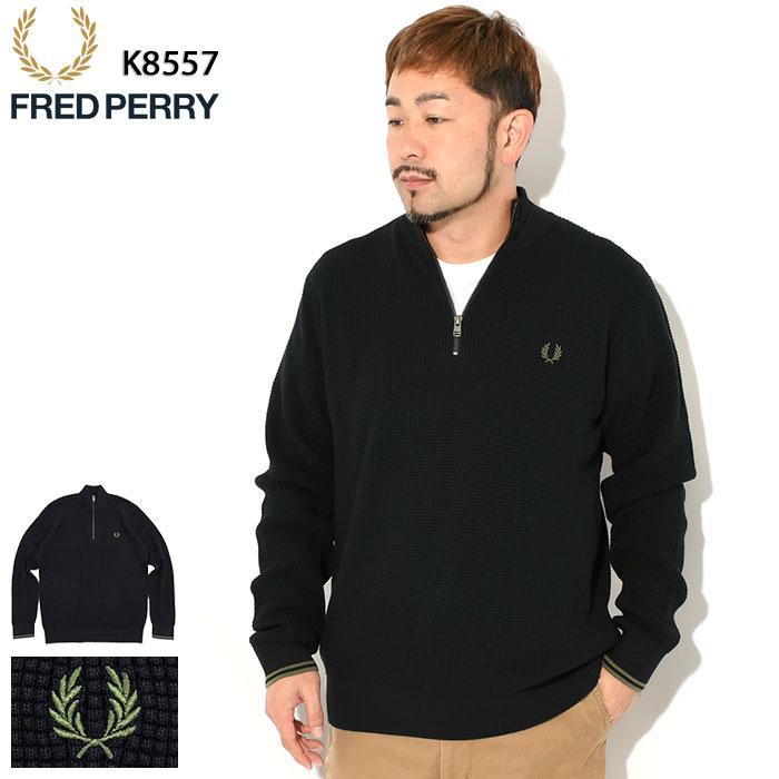 FRED PERRY フレッドペリー セーター メンズ ワッフル ステッチ FRED PERRY フレッドペリー セーター メンズ ワッフル ステッチ