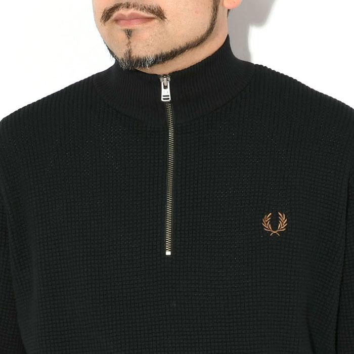 FRED PERRY（フレッドペリー） セーター メンズ ワッフル ステッチ