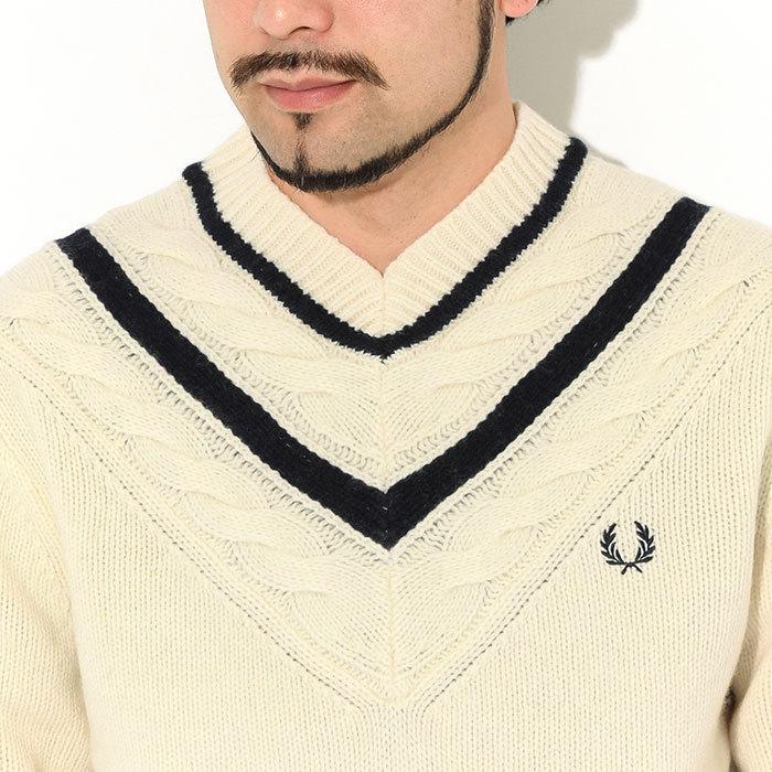 FRED PERRY フレッドペリー セーター メンズ ストライプド FRED PERRY フレッドペリー セーター メンズ ストライプド