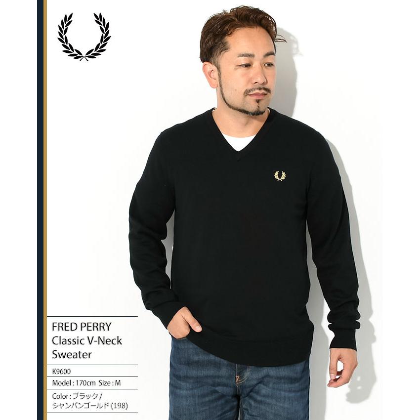 FRED PERRY（フレッドペリー） セーター メンズ クラシック Vネック