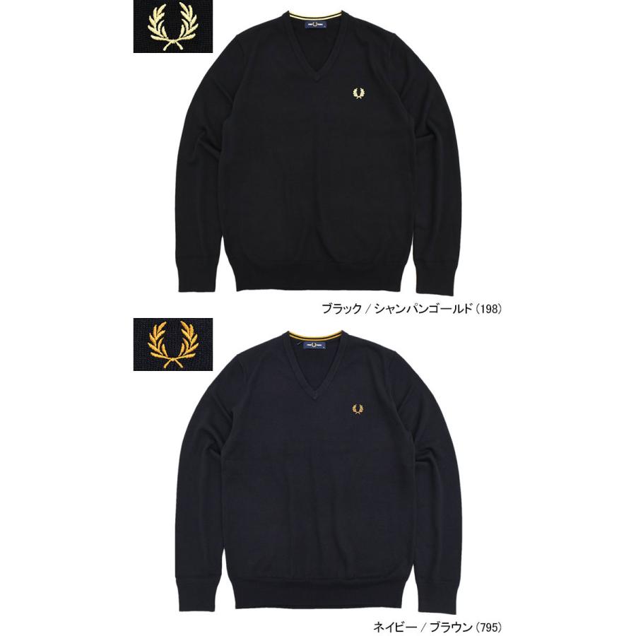 FRED PERRY（フレッドペリー） セーター メンズ クラシック Vネック