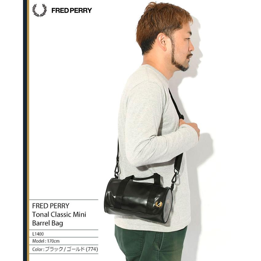 FRED PERRY フレッドペリー ドラムバッグ トーナル クラシック