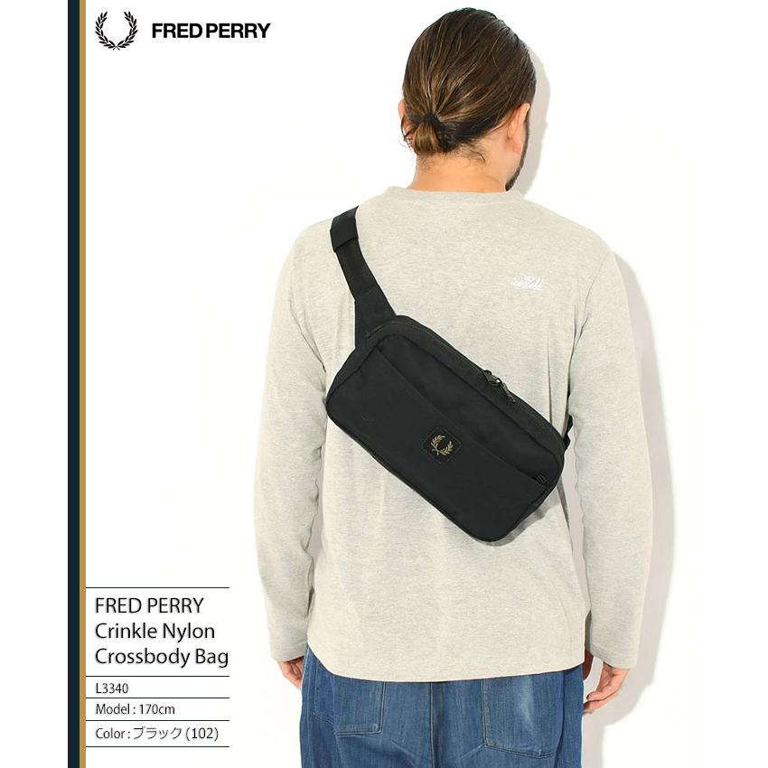 FRED PERRY（フレッドペリー） ボディバッグ クリンクル ナイロン