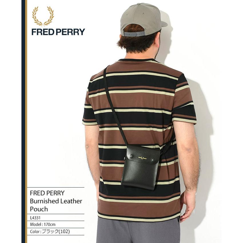 FRED PERRY フレッドペリー ショルダーバッグ バーニッシュド FRED PERRY フレッドペリー ショルダーバッグ バーニッシュド