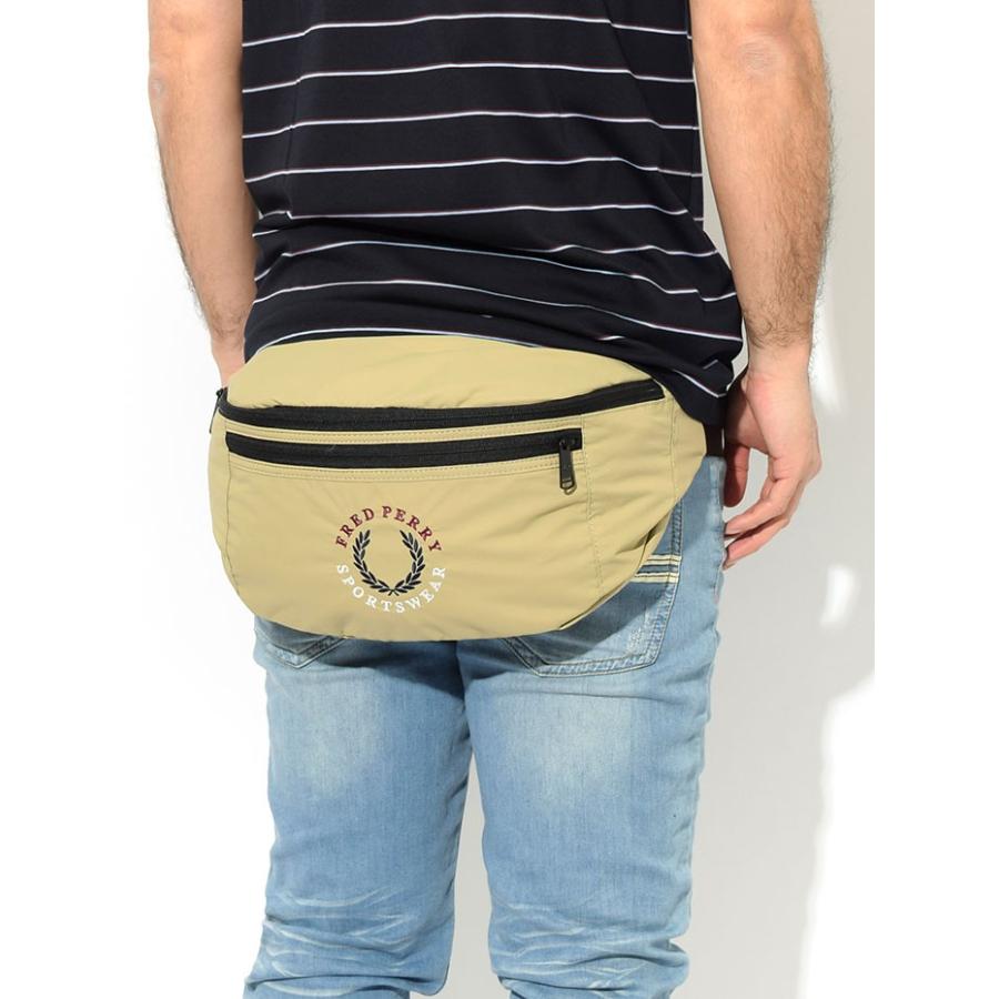 フレッドペリー ボディバッグ FRED PERRY ブランデッド リップストップ クロス ( L8273 Branded Ripstop