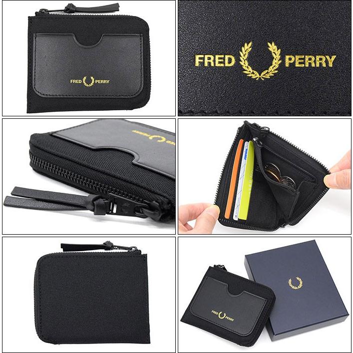 FRED PERRY フレッドペリー 財布 メンズ グラフィック ジップ 