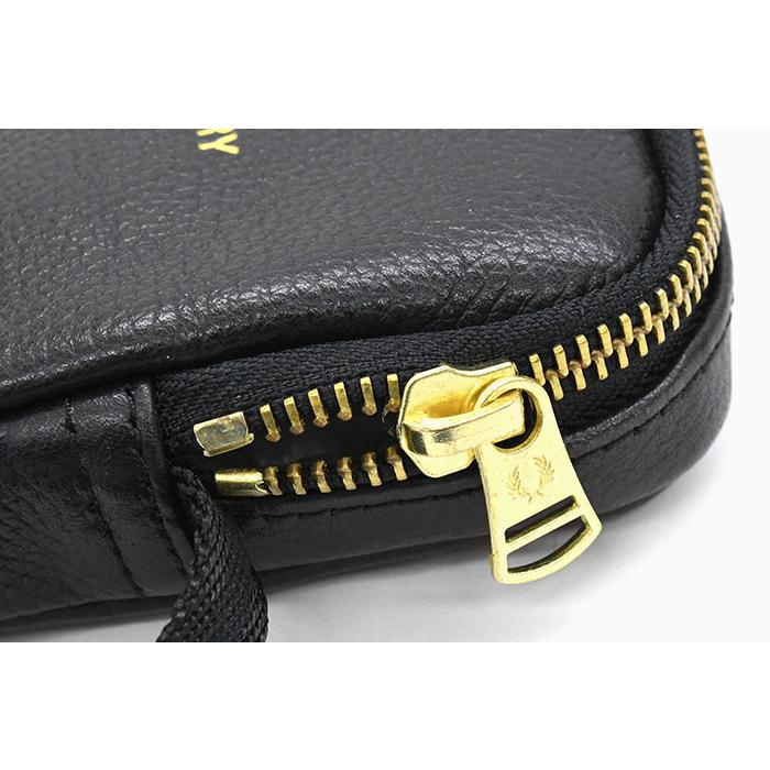 FRED PERRY（フレッドペリー） ショルダーバッグ タンブル レザー