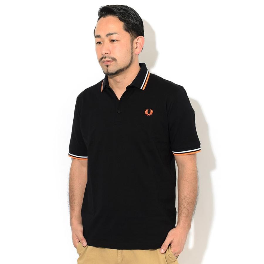 FRED PERRY ポロシャツ 半袖 アイスブルー FRED PERRY フレッドペリー ポロシャツ 半袖 メンズ ツイン