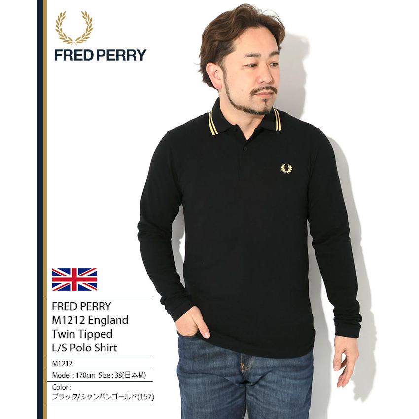 FRED PERRY フレッドペリー ポロシャツ 長袖 メンズ M1212 FRED PERRY フレッドペリー ポロシャツ 長袖 メンズ M1212