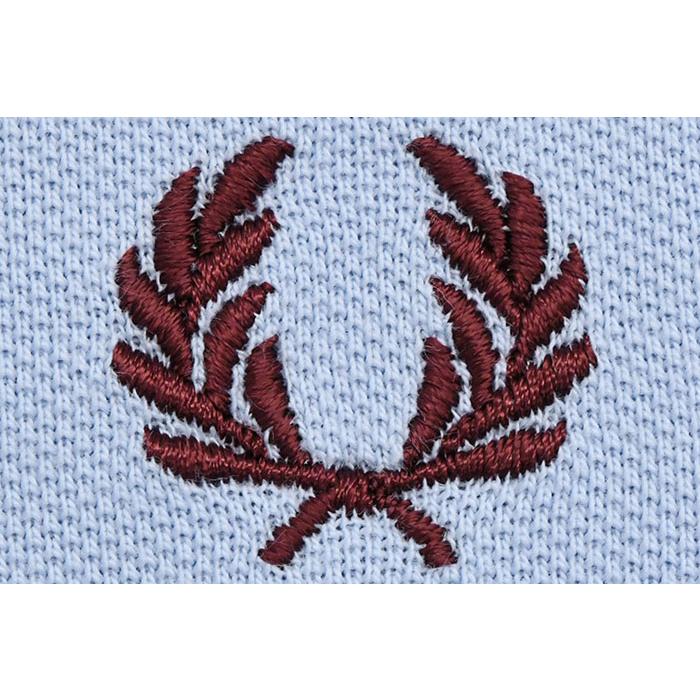M12 英国製　フレッドペリー　ポロシャツ　半袖　42 XL 赤　水色　白 FRED PERRY - M12 英国製 フレッドペリー ポロシャツ 半袖 42 XL 赤