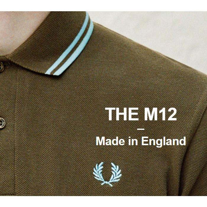 FRED PERRY（フレッドペリー） ポロシャツ 英国製 半袖 メンズ M12