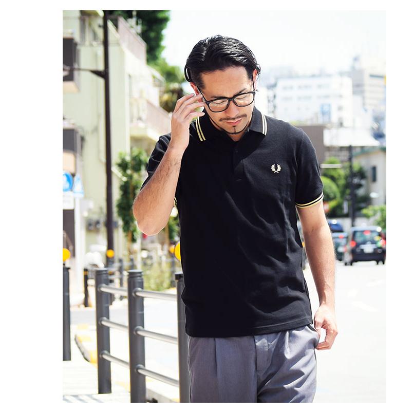 FRED PERRY（フレッドペリー） ポロシャツ 英国製 半袖 メンズ M12