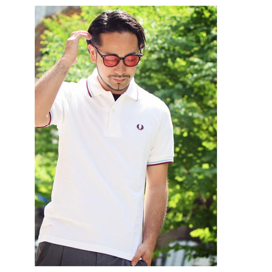 フレッドペリー FRED PERRY ポロシャツ 英国製 半袖 メンズ M12 イングランド ポロ 男性用 ( イギリス製 鹿の子 Polo ポロ・シャツ トップス )｜icefield｜23