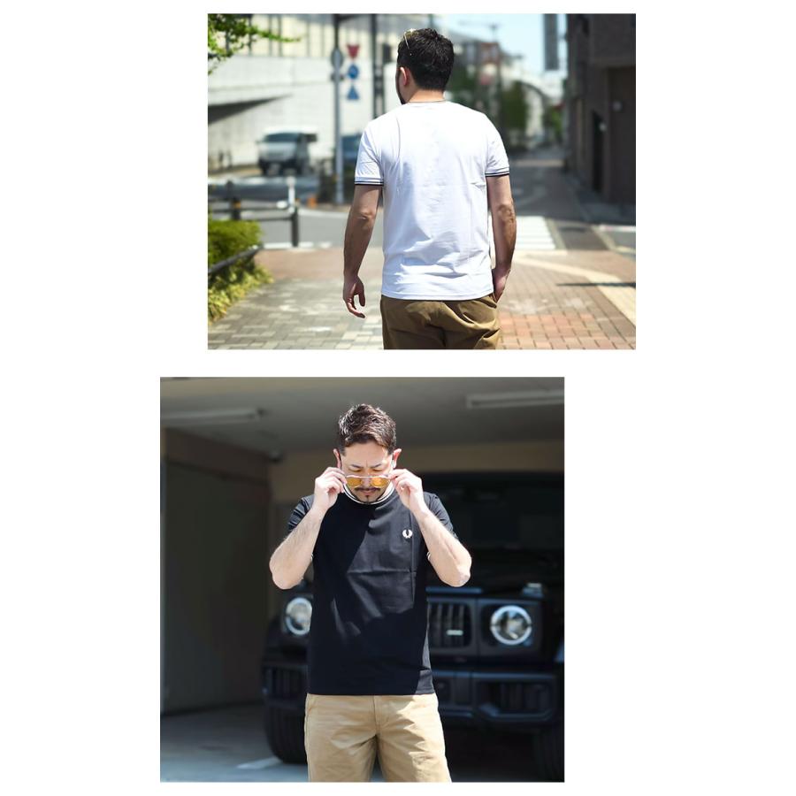 FRED PERRY（フレッドペリー） Tシャツ 半袖 メンズ ツイン ティップド