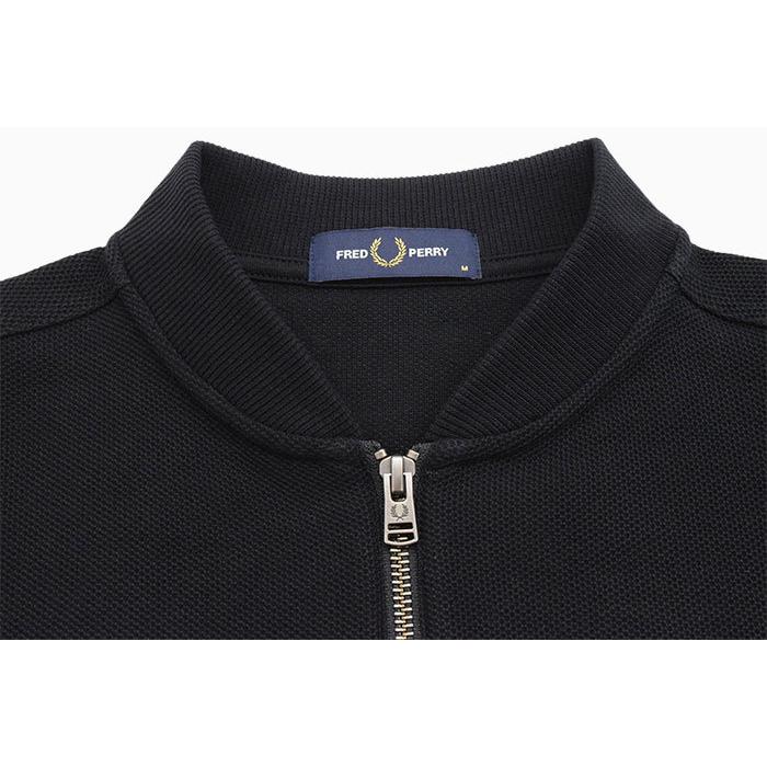 フレッドペリー ポロシャツ 半袖 FRED PERRY メンズ ティップド カフ ジップ ネック ( M1623 Tipped Cuff Zip Neck S/S Polo Shirt 鹿の子 )｜icefield｜05