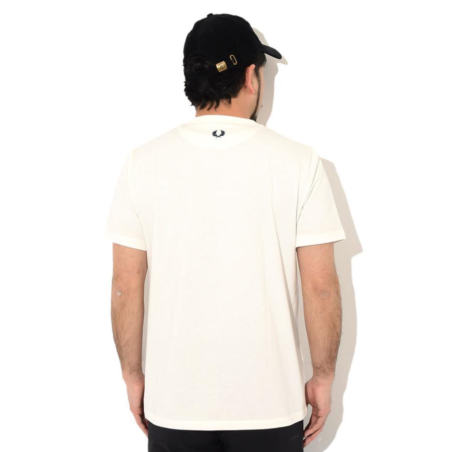 フレッドペリー Tシャツ 半袖 FRED PERRY メンズ アーチ ブランデッド ( M1654 Arch Branded S/S Tee T-SHIRTS カットソー トップス )｜icefield｜03