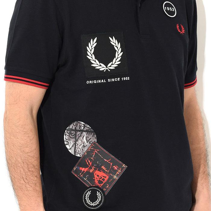FRED PERRY（フレッドペリー） ポロシャツ 半袖 メンズ グラフィック