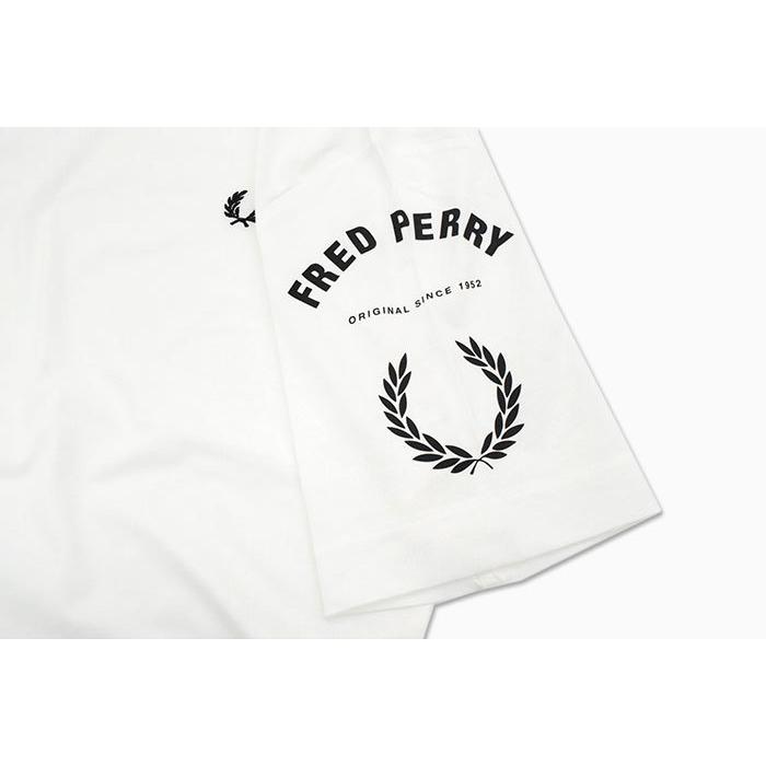 FRED PERRY （WEB限定完売商品）ロゴ半袖Tシャツ Sサイズ ホワイト FR1086EM001029_thumb.jpg