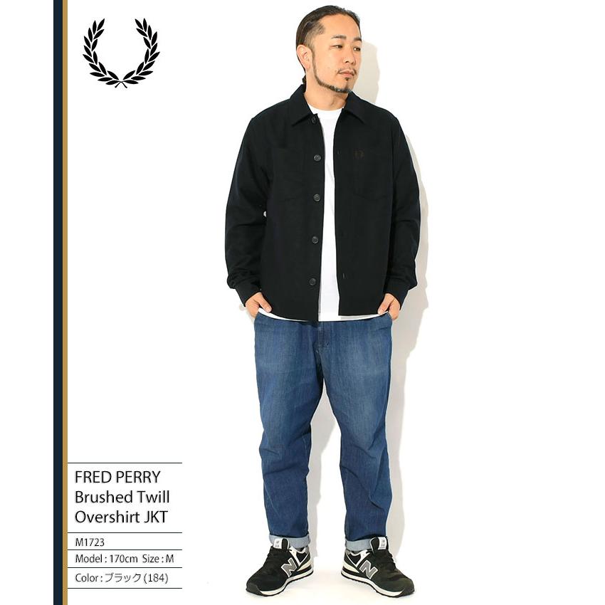 FRED PERRY（フレッドペリー） ジャケット メンズ ブラッシュド ツイル