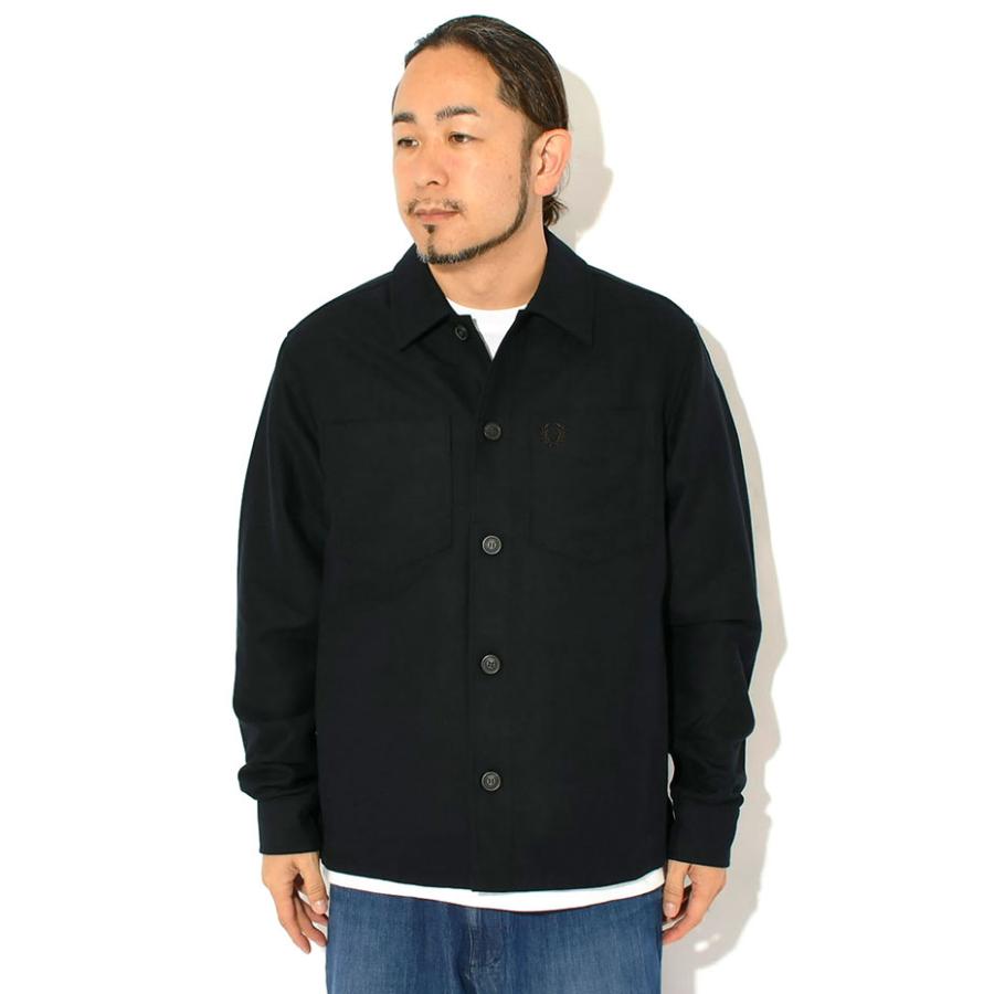 FRED PERRY（フレッドペリー） ジャケット メンズ ブラッシュド ツイル