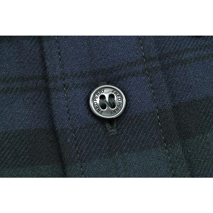 FRED PERRY（フレッドペリー） シャツ 長袖 メンズ ブラックウォッチ