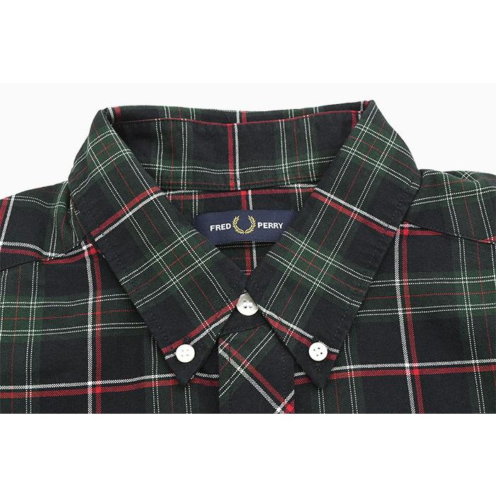 FRED PERRY（フレッドペリー） シャツ 半袖 メンズ タータン ( M1741