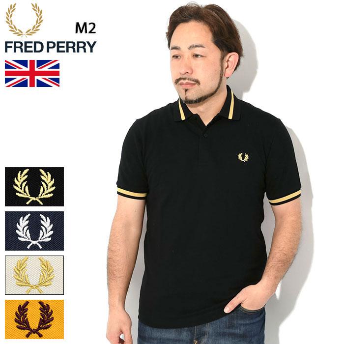 FRED PERRY フレッドペリー ポロシャツ 半袖 メンズ M2 シングル FRED PERRY フレッドペリー ポロシャツ 半袖 メンズ M2 シングル