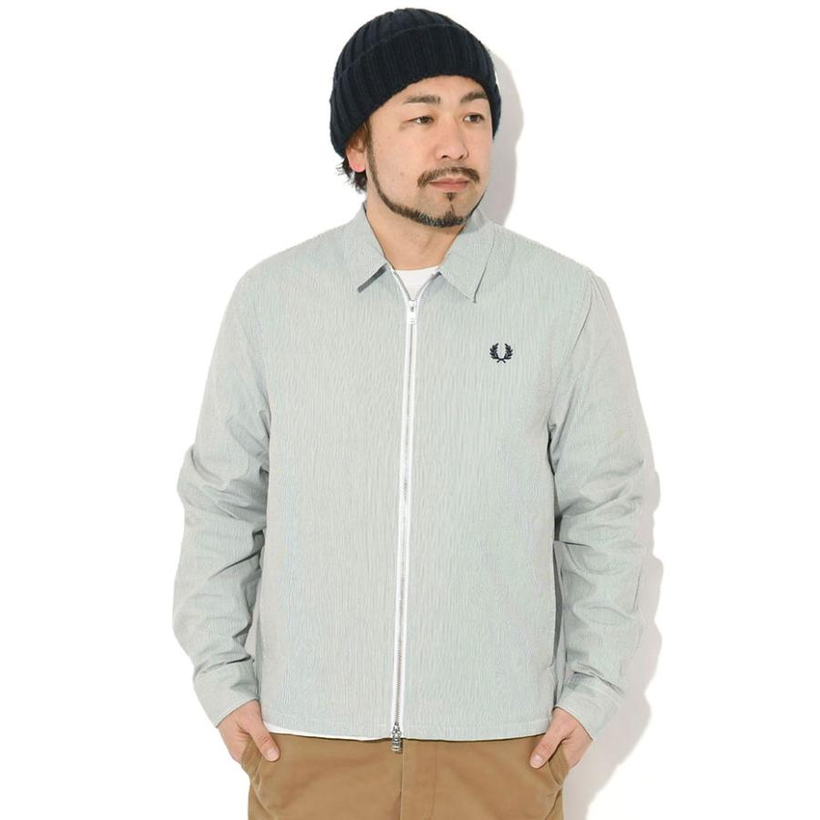 FRED PERRY（フレッドペリー） ジャケット メンズ ストライプド シア