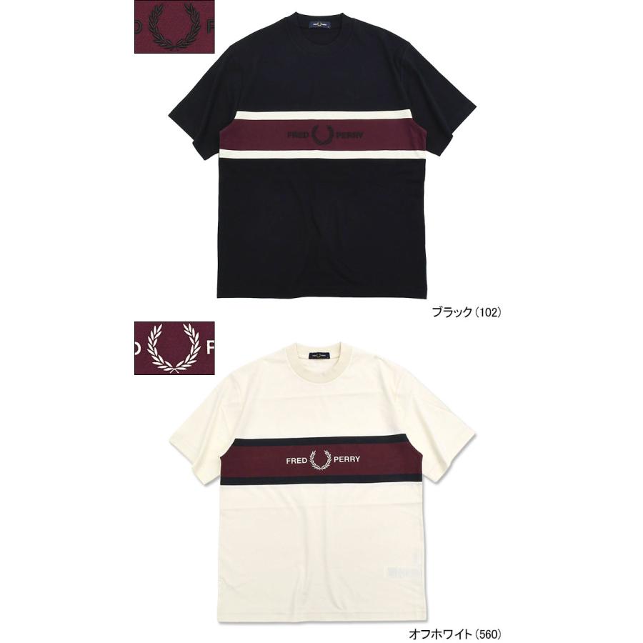 FRED PERRY（フレッドペリー） Tシャツ 半袖 メンズ エンブロイダード