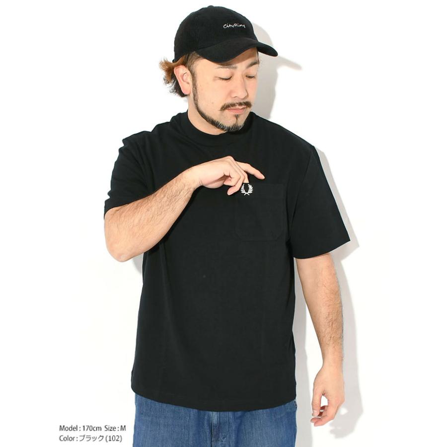 FRED PERRY（フレッドペリー） Tシャツ 半袖 メンズ ポケット