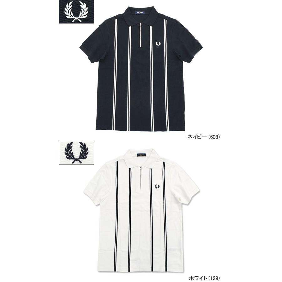 FRED PERRY（フレッドペリー） ポロシャツ 半袖 メンズ バーティカル