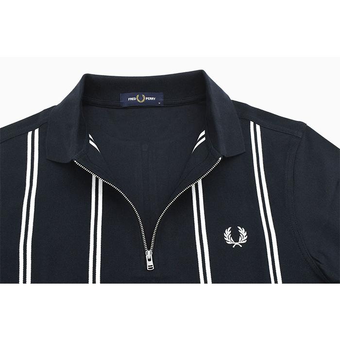 FRED PERRY（フレッドペリー） ポロシャツ 半袖 メンズ バーティカル