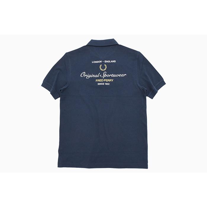 美品 FRED PERRY フレッドペリー ラガーシャツ ロゴ刺繍 ポロシャツ FRED PERRY（フレッドペリー） ポロシャツ CLASSIC KNITTED SHIRT LS