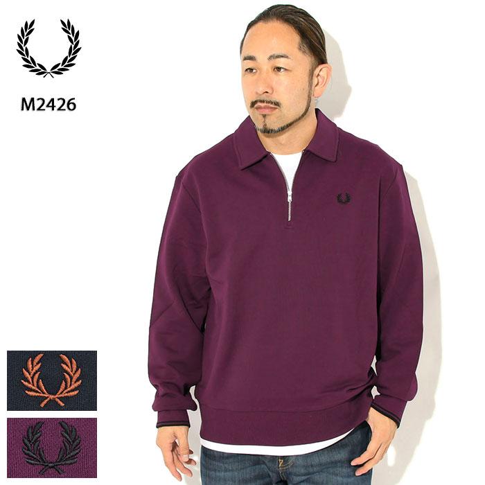 FRED PERRY（フレッドペリー） トレーナー メンズ ハーフ ジップ