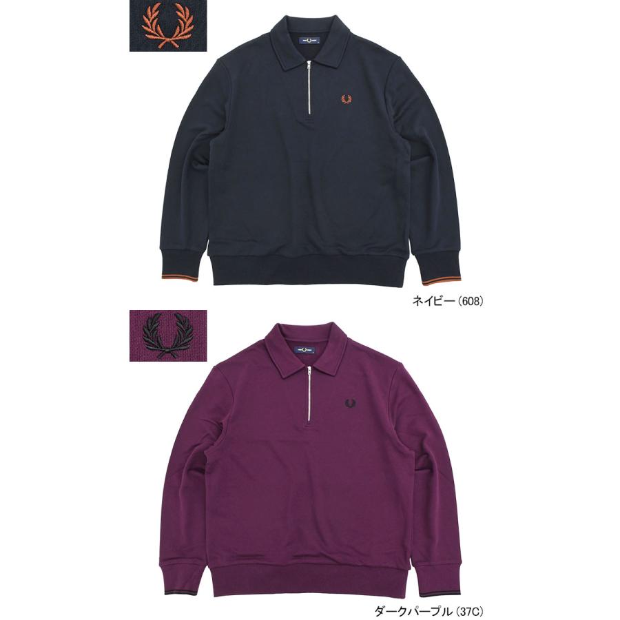FRED PERRY（フレッドペリー） トレーナー メンズ ハーフ ジップ