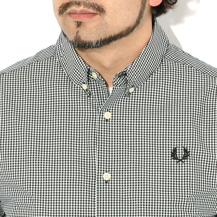 FRED PERRY（フレッドペリー） シャツ 長袖 メンズ マイクロ ギンガム