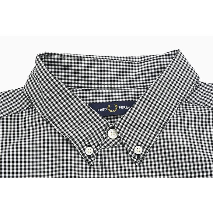 FRED PERRY（フレッドペリー） シャツ 長袖 メンズ マイクロ ギンガム