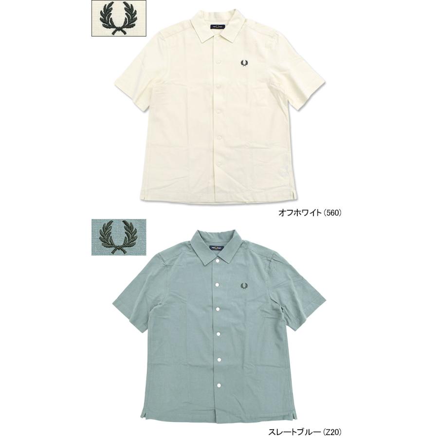 FRED PERRY（フレッドペリー） シャツ 半袖 メンズ ポケット