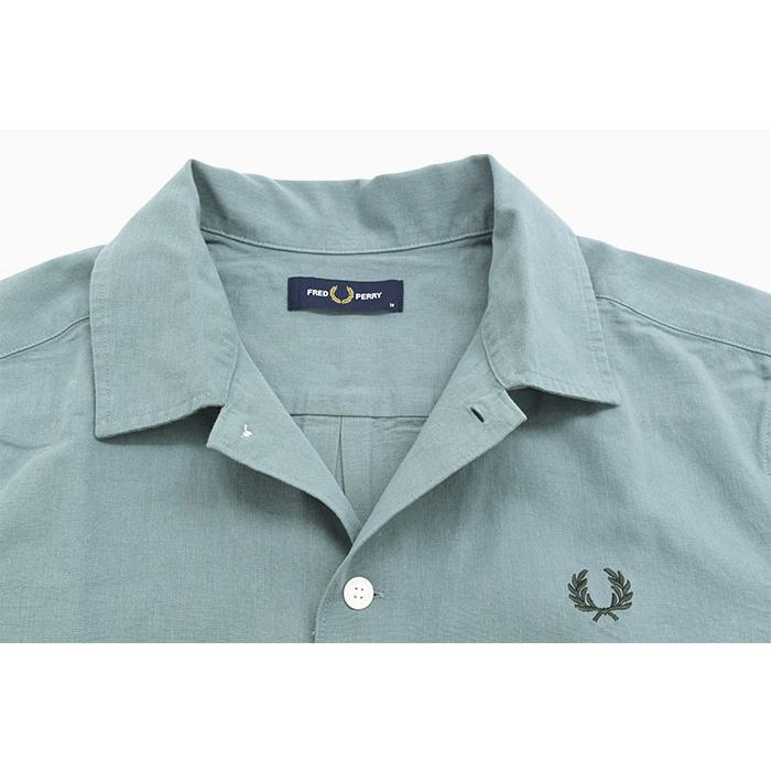 FRED PERRY（フレッドペリー） シャツ 半袖 メンズ ポケット