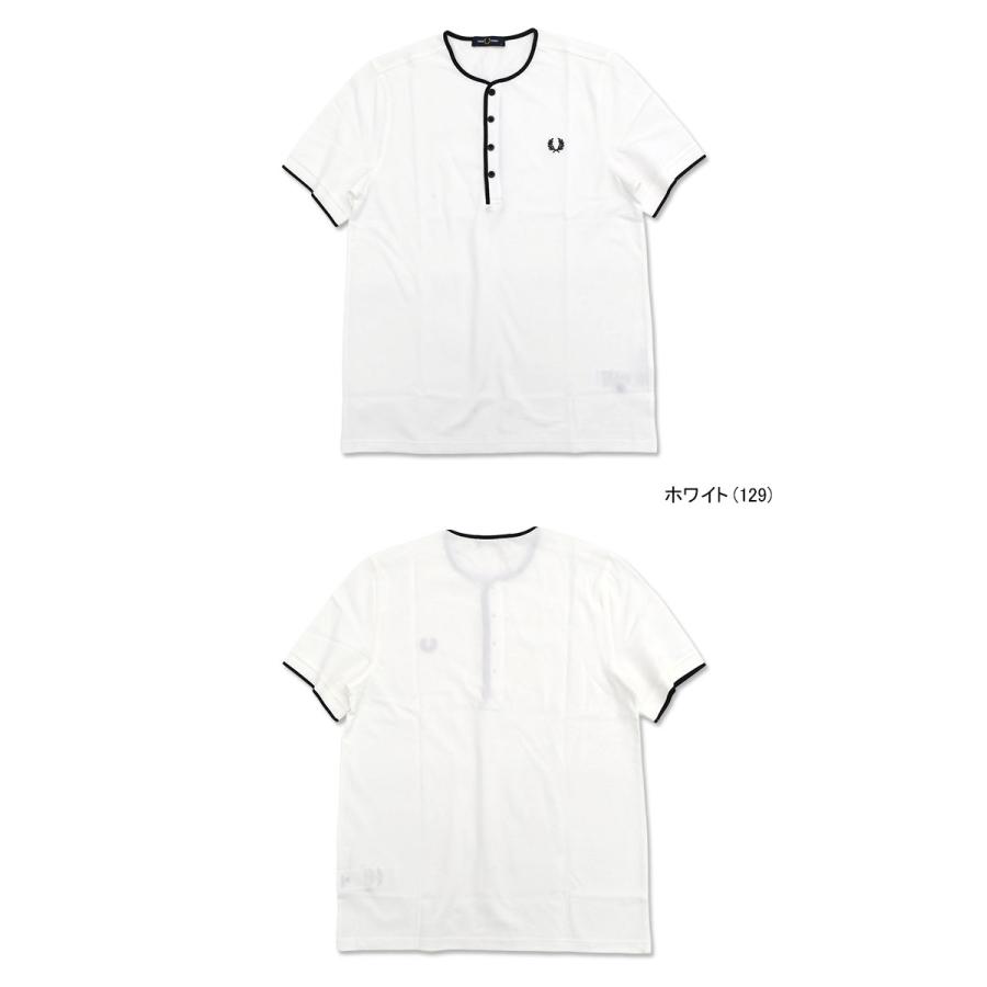 FRED PERRY（フレッドペリー） Tシャツ 半袖 メンズ フォー ボタン